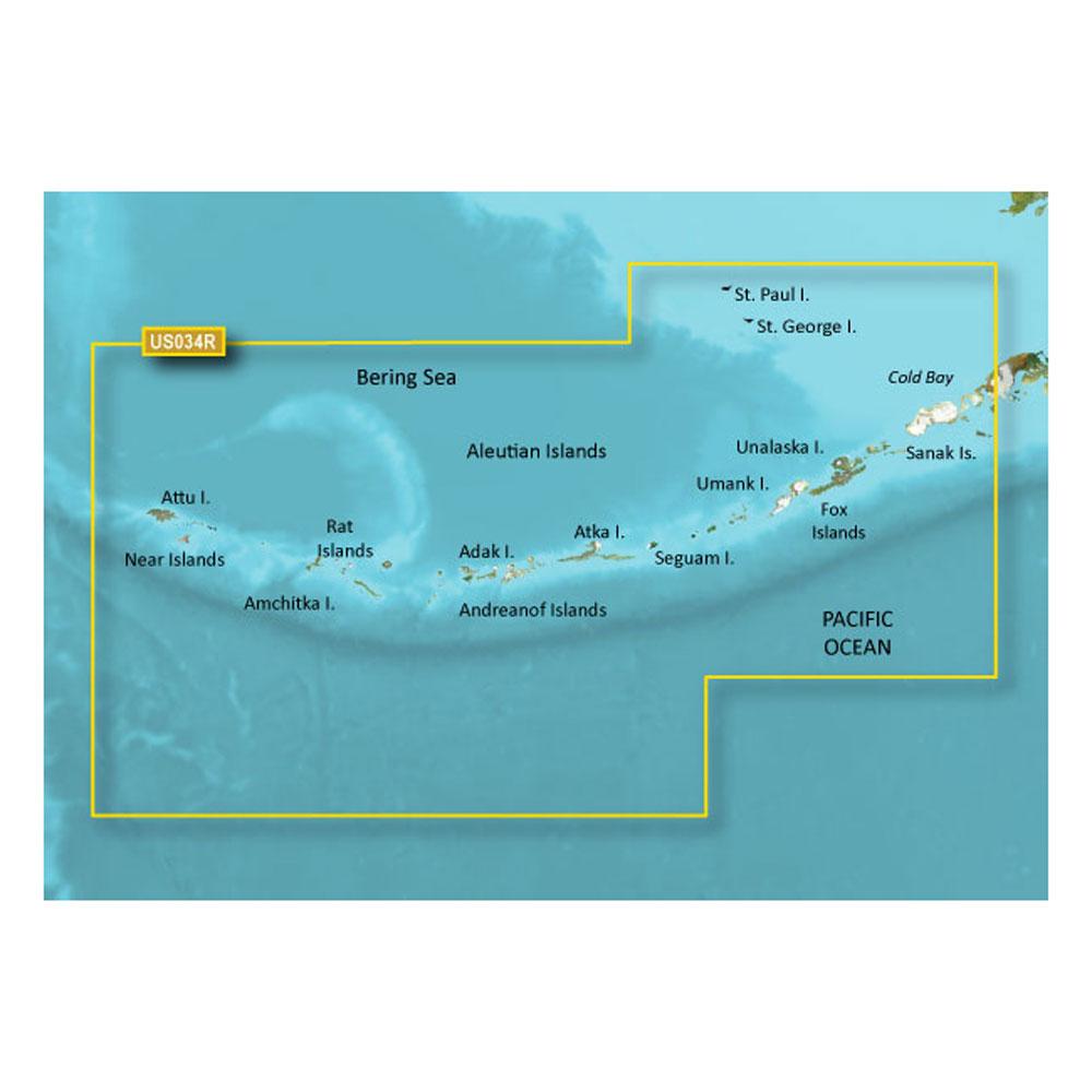 GARMIN 010-C0735-00 BLUECHART G2 VISION HD - VUS034R - ALEUTIAN ISLANDS - MICROSD/SD - The Twister Group Tools product