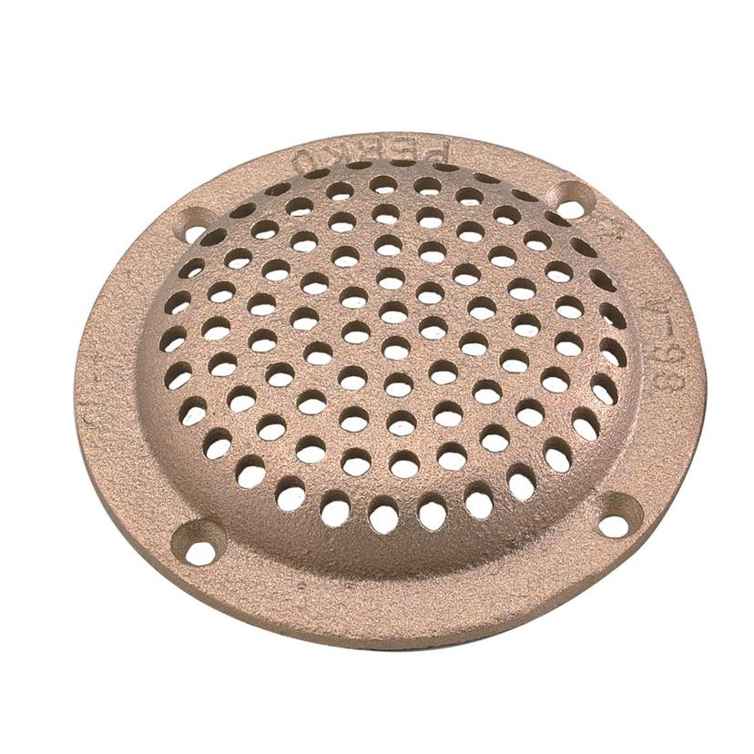 PERKO 0086DP5PLB 5 INCH ROUND BRONZE STRAINER