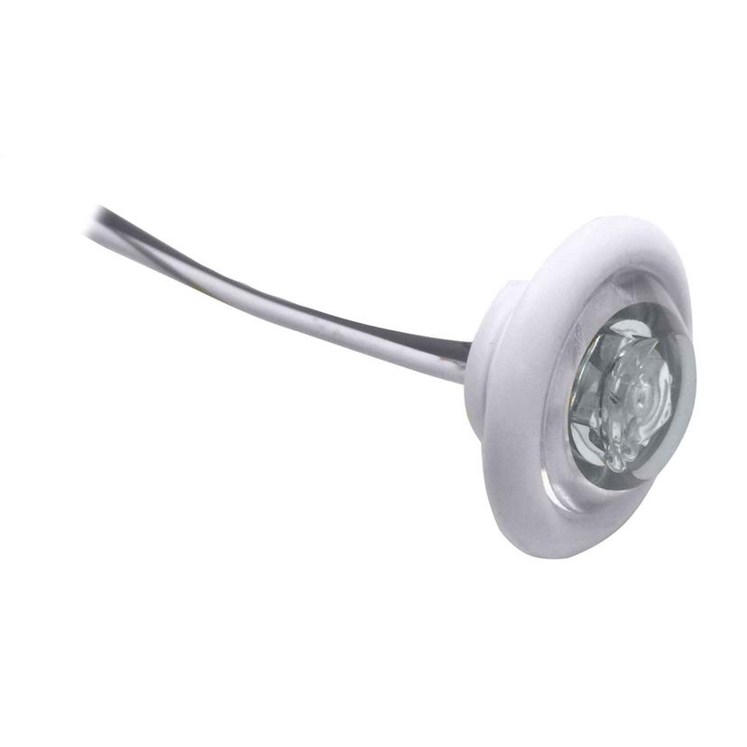 INNOVATIVE LIGHTING 011-5540-7 LED BULKHEAD/LIVEWELL LIGHT INCHTHE SHORTIE INCH WHITE LED WITH WHITE GROMMET