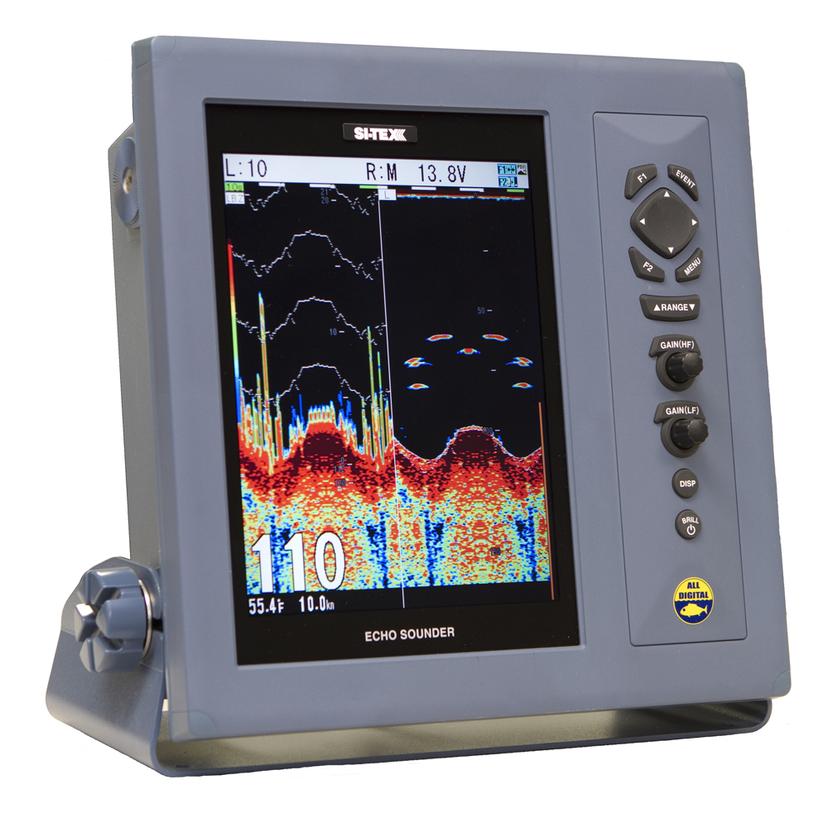 SI-TEX CVS-1410 DUAL FREQ COLOR 10.4 INCH LCD FISHFINDER 1KW