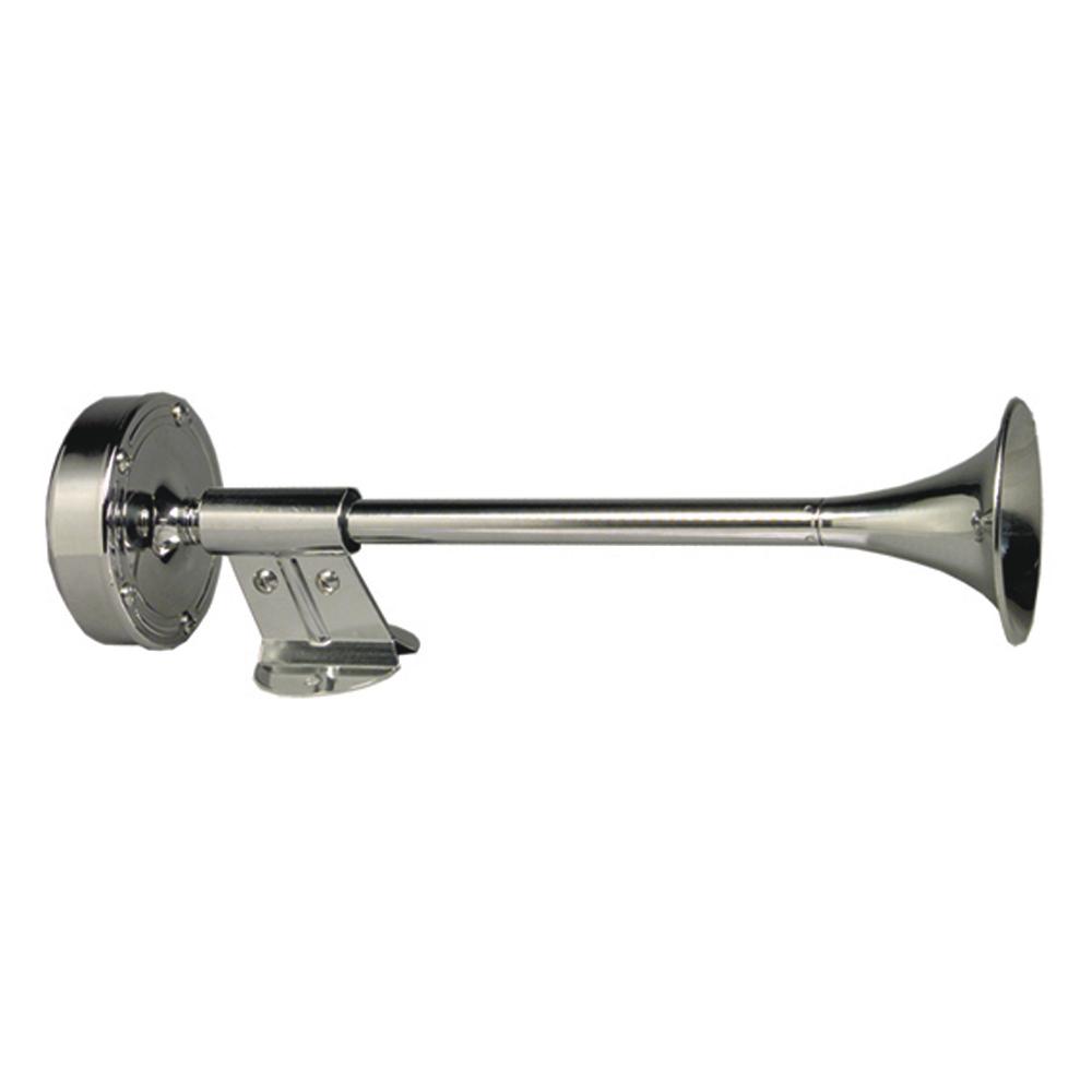 SCHMITT & ONGARO 10009 ONGARO DELUXE SS SHORTY SINGLE TRUMPET HORN - 12V - The Twister Group Tools product