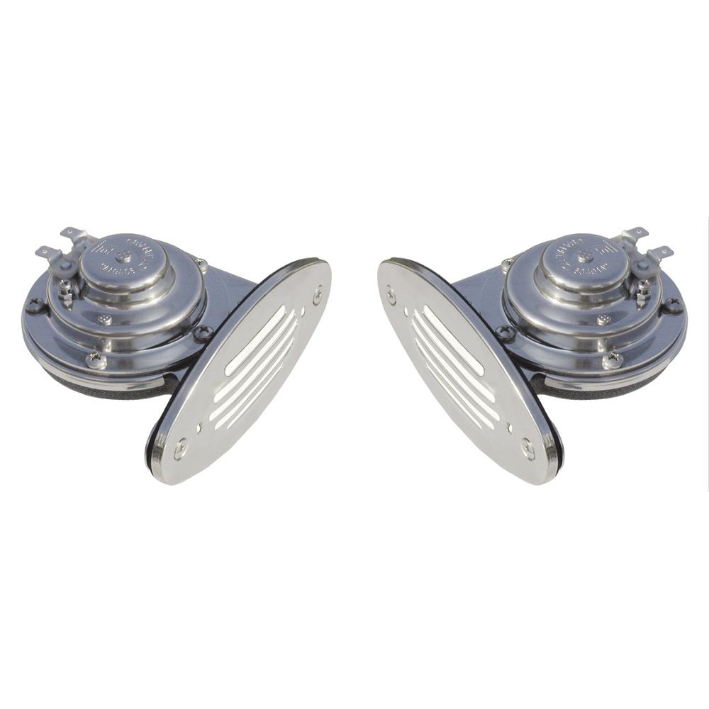 SCHMITT & ONGARO 10055 ONGARO MINI DUAL DROP-IN HORN WITH SS GRILLS HIGH & LOW PITCH - The Twister Group Tools product