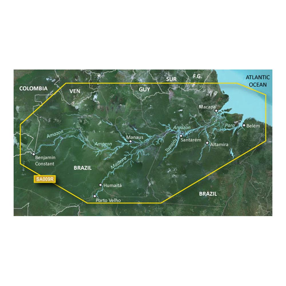 GARMIN 010-C1066-20 BLUECHART G2 HD - HXSA009R - AMAZON RIVER - MICROSD/SD - High quality product image showing GARMIN 010-C1066-20 BLUECHART G2 HD - HXSA009R - AMAZON RIVER - MICROSD/SD details and features