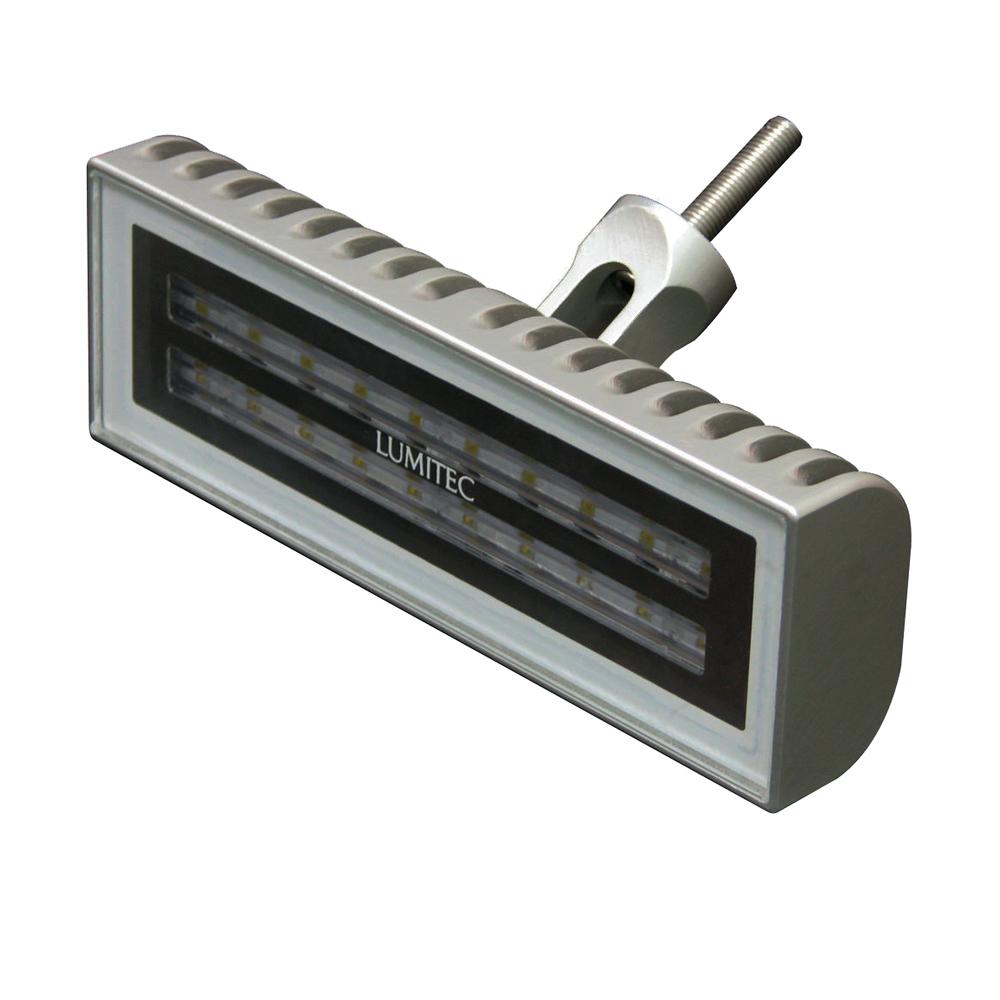 LUMITEC 101133 MAXILLUME2 - HIGH POWER/PEDESTAL MOUNT FLOOD LIGHT - BRUSHED FINISH - WHITE DIMMING - High quality product image showing LUMITEC 101133 MAXILLUME2 - HIGH POWER/PEDESTAL MOUNT FLOOD LIGHT - BRUSHED FINISH - WHITE DIMMING details and features