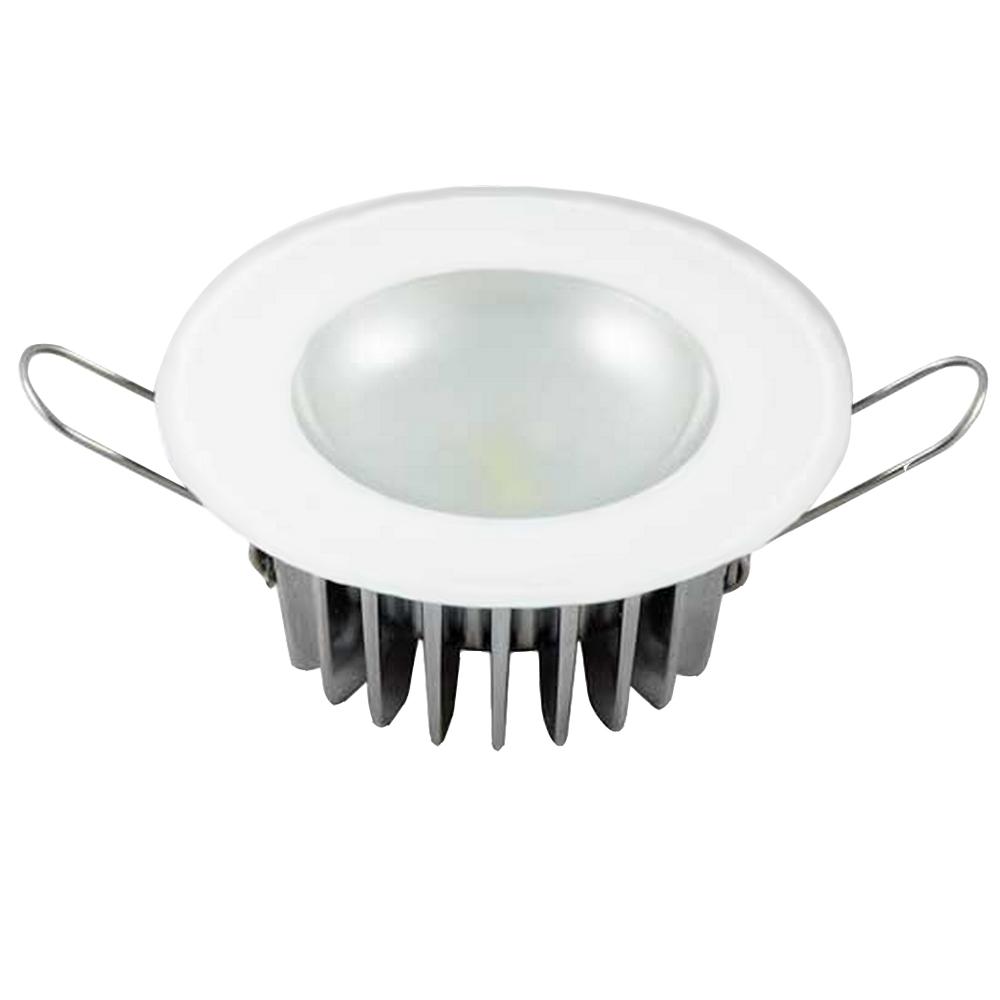 LUMITEC 113193 MIRAGE - FLUSH MOUNT DOWN LIGHT - GLASS FINISH/NO BEZEL - WHITE NON DIMMING - The Twister Group Tools product