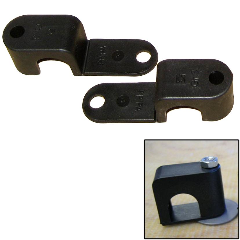 WELD MOUNT 60625 SINGLE POLY CLAMP F/1/4 INCH X 20 STUDS - 5/8 INCH OD - REQUIRES 1.5 INCH STUD - QTY. 25