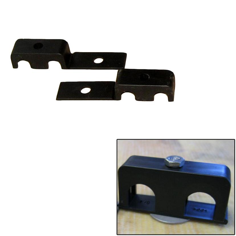 WELD MOUNT 80375 DOUBLE POLY CLAMP F/1/4 INCH X 20 STUDS - 3/8 INCH OD - REQUIRES 1 INCH STUD - QTY. 25