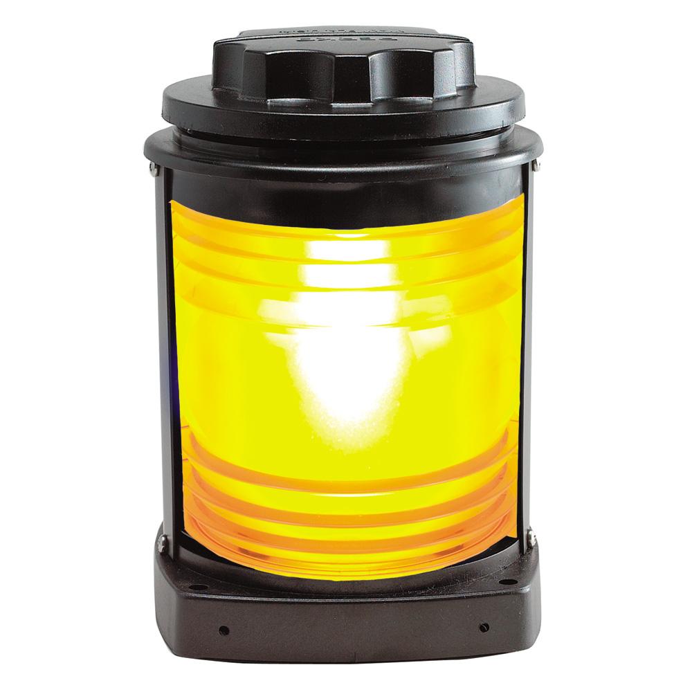 PERKO 1129MA0BLK TOWING LIGHT - BLACK PLASTIC, YELLOW LENS - High quality product image showing PERKO 1129MA0BLK TOWING LIGHT - BLACK PLASTIC, YELLOW LENS details and features