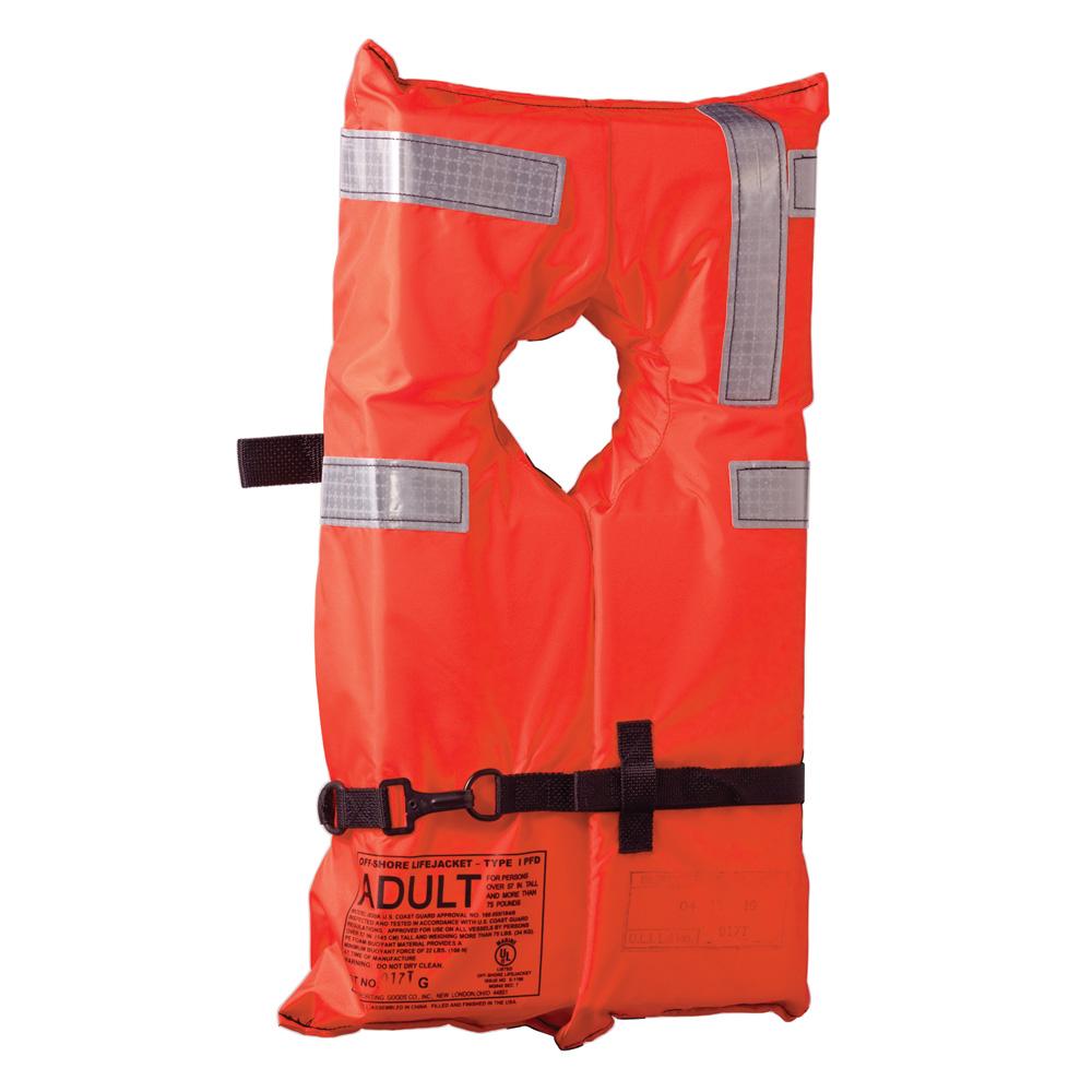 ONYX 100100-200-004-12 KENT TYPE I COLLAR STYLE LIFE JACKET - ADULT UNIVERSAL - The Twister Group Tools product