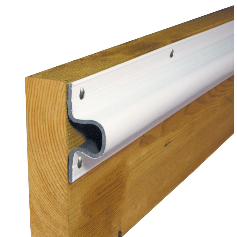 DOCK EDGE 1133-F C GUARD PVC DOCK PROFILE 4-6FT SECTIONS WHITE - High quality product image showing DOCK EDGE 1133-F C GUARD PVC DOCK PROFILE 4-6FT SECTIONS WHITE details and features