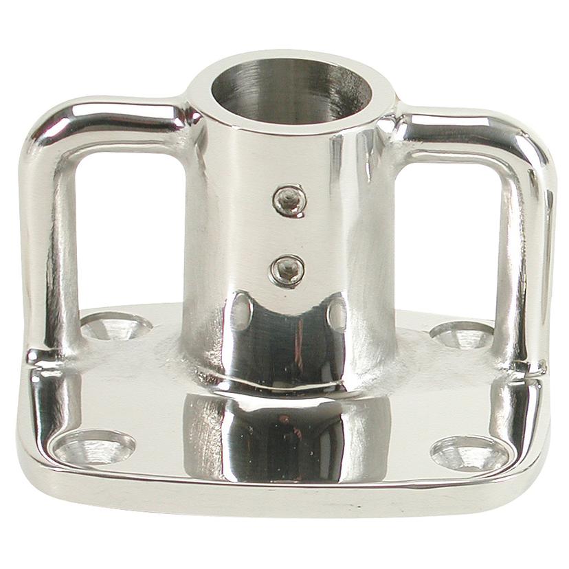 WHITECAP 11901 4° RECTANGULAR BASE - 316 STAINLESS STEEL - 3-1/2 INCH X 3 INCH