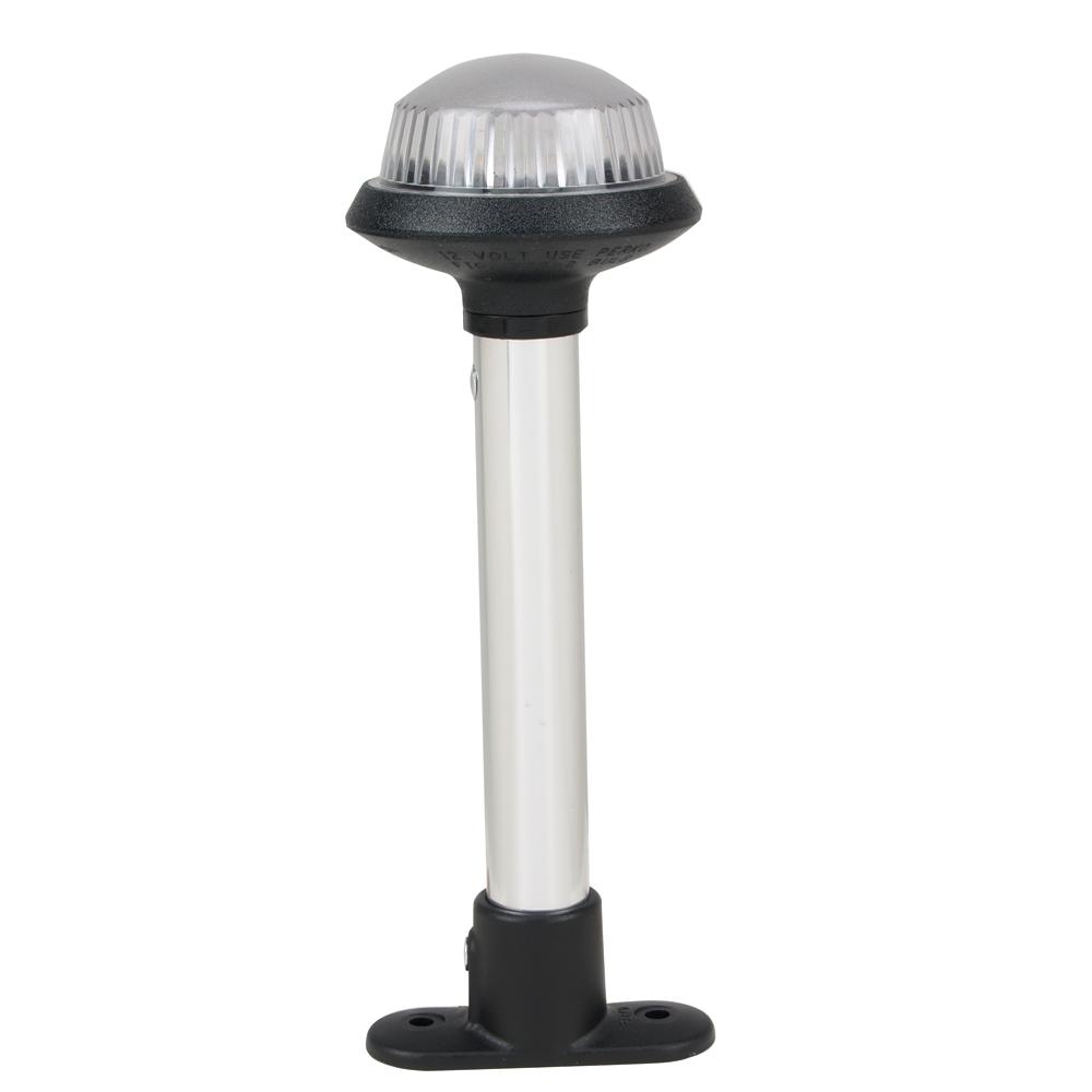 PERKO 1604DP0CHR FIXED MOUNT ALL-ROUND WHITE LIGHT 7-1/8 INCH 12VDC - High quality product image showing PERKO 1604DP0CHR FIXED MOUNT ALL-ROUND WHITE LIGHT 7-1/8 INCH 12VDC details and features