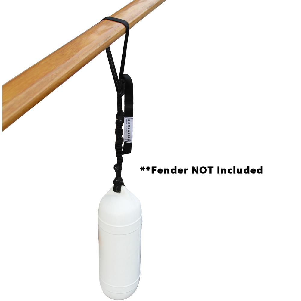 DAVIS INSTRUMENTS 2450 SHOCKLES FENDERFRIEND - TWIN EYE - BLACK - High quality product image showing DAVIS INSTRUMENTS 2450 SHOCKLES FENDERFRIEND - TWIN EYE - BLACK details and features