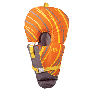 FULL THROTTLE 104000-200-000-14 BABY-SAFE VEST - INFANT TO 30LBS - ORANGE/GREY