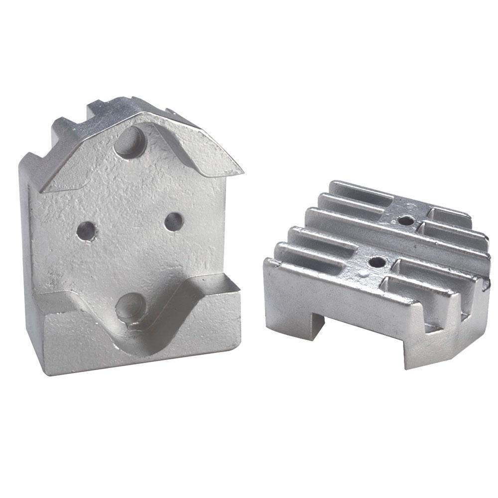 TECNOSEAL 00806 GIMBAL BLOCK ANODE - ZINC FINNED - The Twister Group Tools product