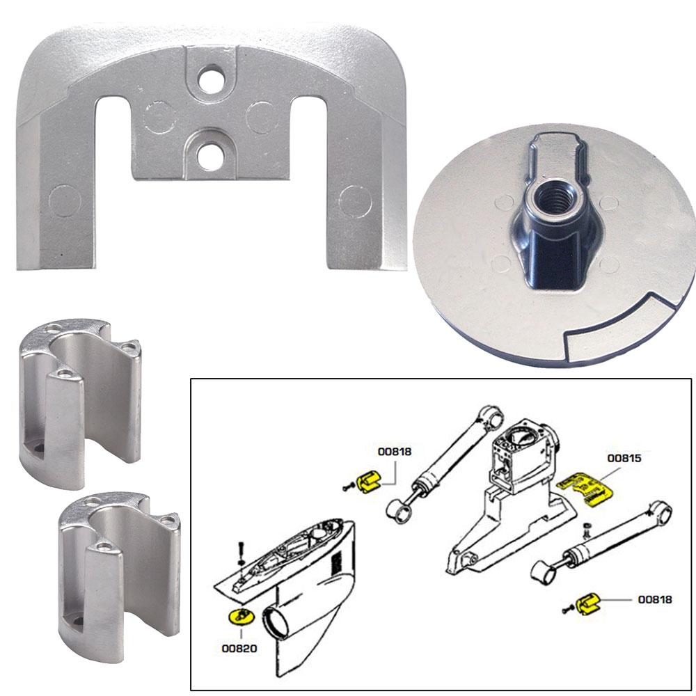 TECNOSEAL 20804MG ANODE KIT WITH HARDWARE - MERCURY BRAVO 2-3 - MAGNESIUM - The Twister Group Tools product