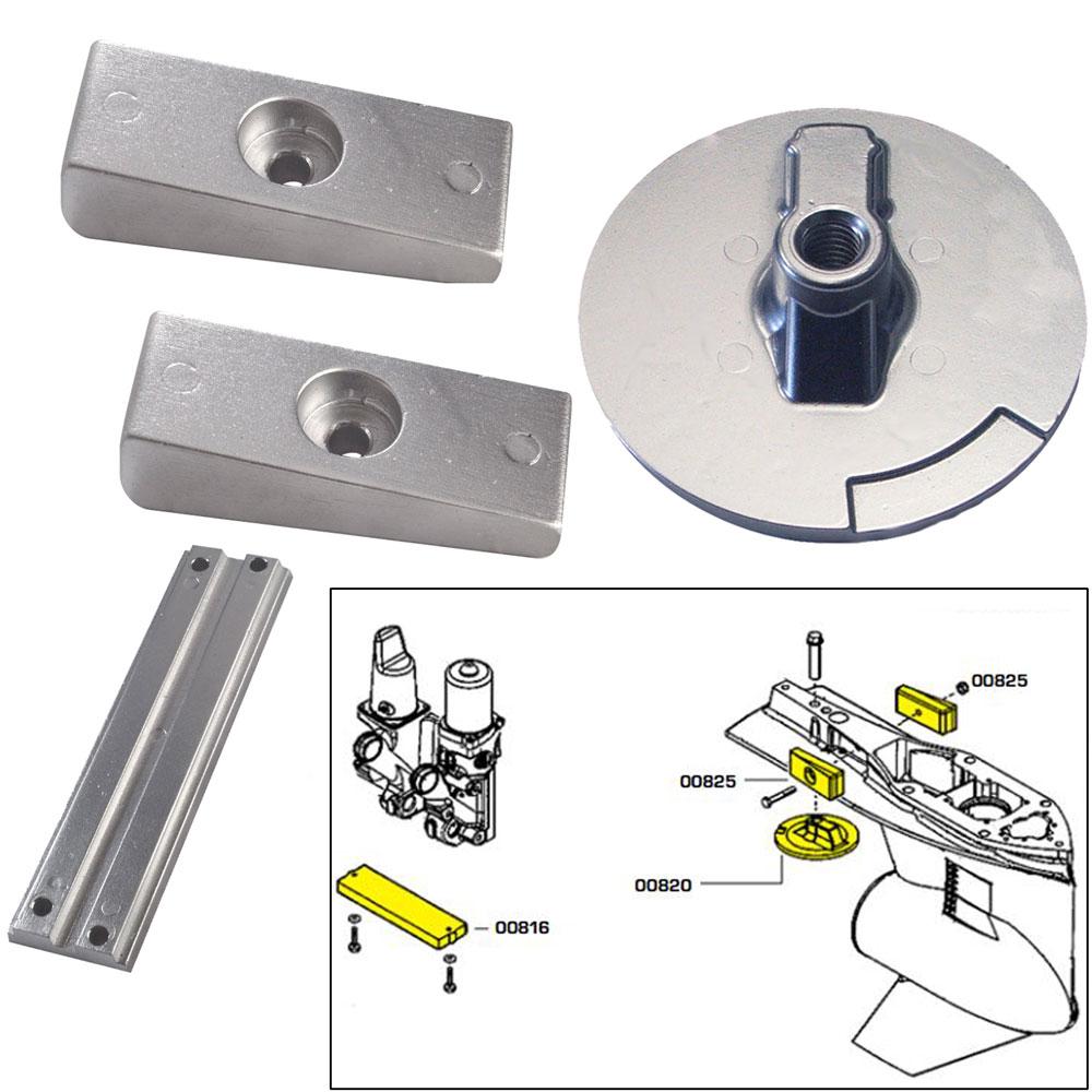 TECNOSEAL 20814AL ANODE KIT WITH HARDWARE - MERCURY VERADO 4 - ALUMINUM - The Twister Group Tools product