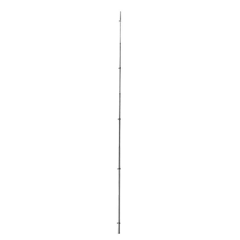 RUPP A0-1800-CRP 18FT CENTER RIGGER POLE 3 PIECES 1.5 INCH OD ALUMINUM