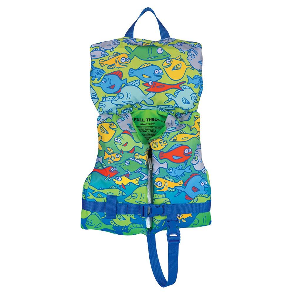 FULL THROTTLE 104200-500-000-15 CHARACTER VEST - INFANT/CHILD LESS THAN 50LBS - FISH - High quality product image showing FULL THROTTLE 104200-500-000-15 CHARACTER VEST - INFANT/CHILD LESS THAN 50LBS - FISH details and features