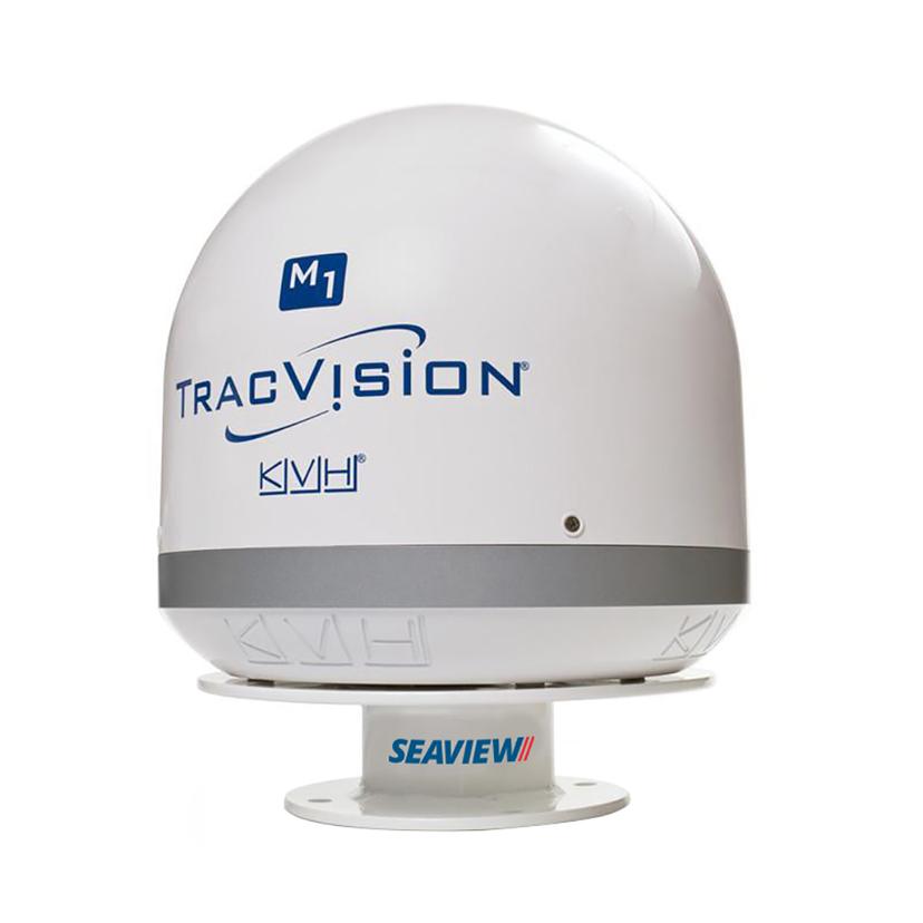 SEAVIEW AMA-GXF 3 INCH Low Profile Satdome Mount for KVH M1/M1DX/TV1, Intellian i1 & i2, Raymarine 33STV