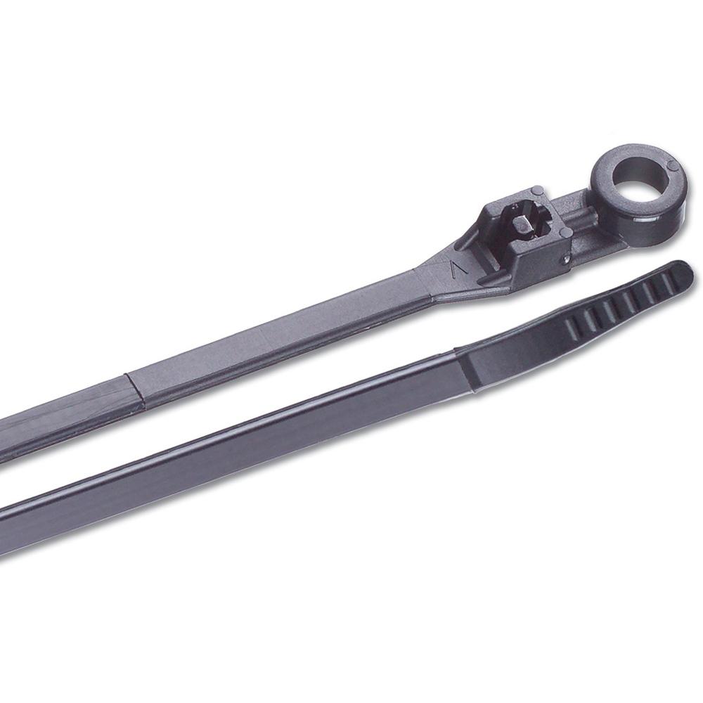 ANCOR 199257 14 INCH UV BLACK MOUNTING CABLE ZIP TIES - 25 PACK - The Twister Group Tools product