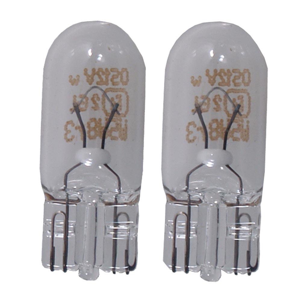 PERKO 0338DP1CLR WEDGE BASE BULB - 12V, 5W, .35A - PAIR - The Twister Group Tools product