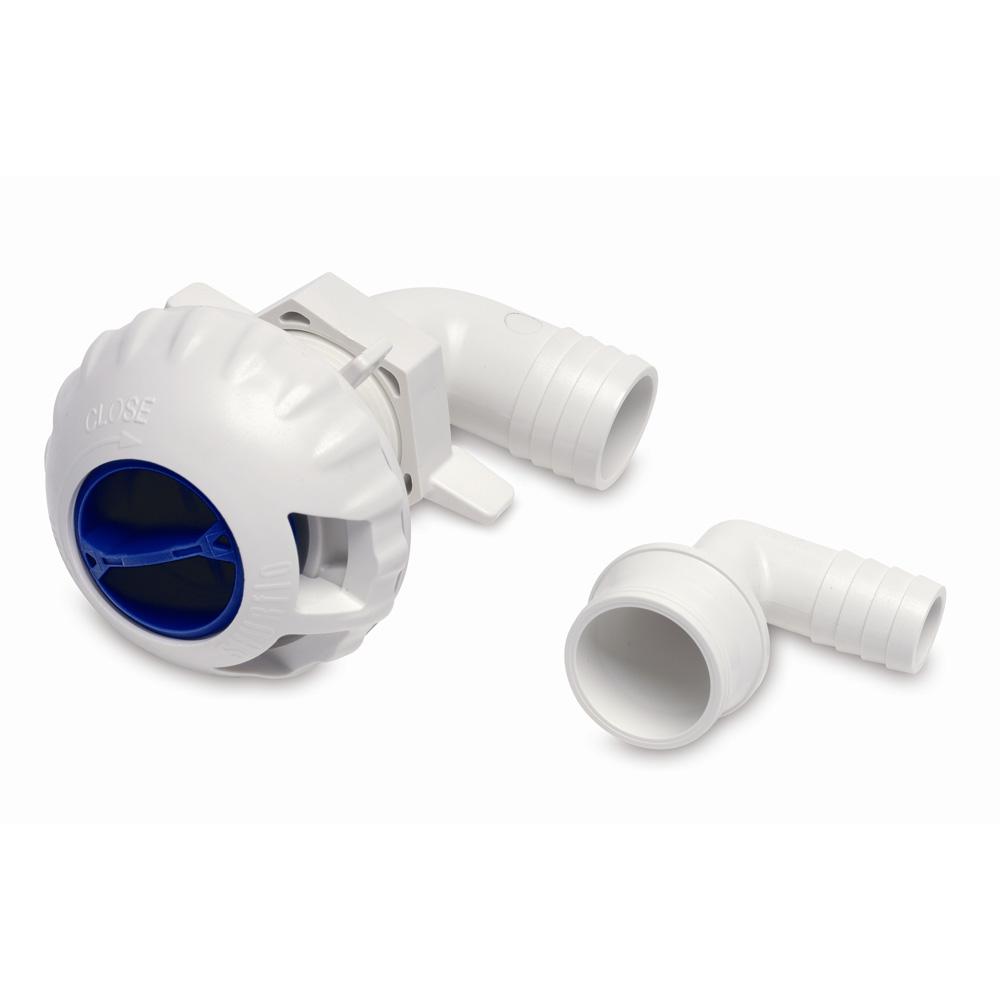 SHURFLO 330-021 LIVEWELL FILL VALVE WITH 3/4 INCH & 1-1/8 INCH FITTINGS - High quality product image showing SHURFLO 330-021 LIVEWELL FILL VALVE WITH 3/4 INCH & 1-1/8 INCH FITTINGS details and features
