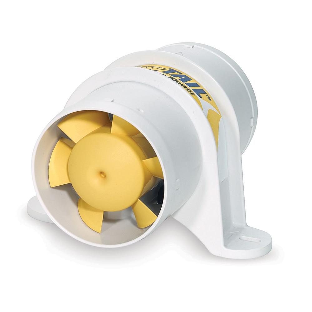 SHURFLO 277-3110 YELLOWTAIL 3 INCH MARINE BLOWER 12VDC 120CFM WATERPROOF - High quality product image showing SHURFLO 277-3110 YELLOWTAIL 3 INCH MARINE BLOWER 12VDC 120CFM WATERPROOF details and features