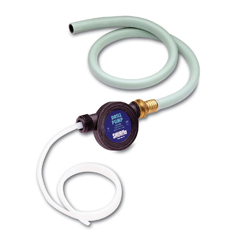 SHURFLO 3010-000 DRILL PUMP 200GPH 3/4 INCH PORTS - High quality product image showing SHURFLO 3010-000 DRILL PUMP 200GPH 3/4 INCH PORTS details and features