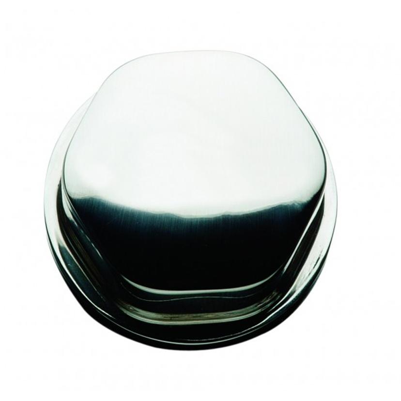 SCHMITT & ONGARO CAP0304 FAUX CENTER NUT - CHROME/PLASTIC - 1/2 INCH& 3/4 INCH BASE - FOR CAST STEERING WHEELS