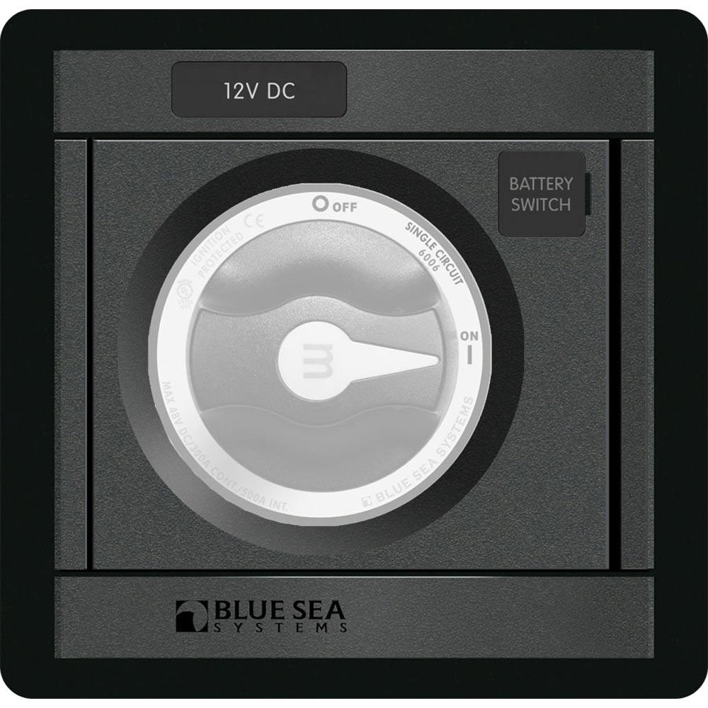 BLUE SEA 1139 DC M-SERIES BLACK PANEL SQUARE - High quality product image showing BLUE SEA 1139 DC M-SERIES BLACK PANEL SQUARE details and features