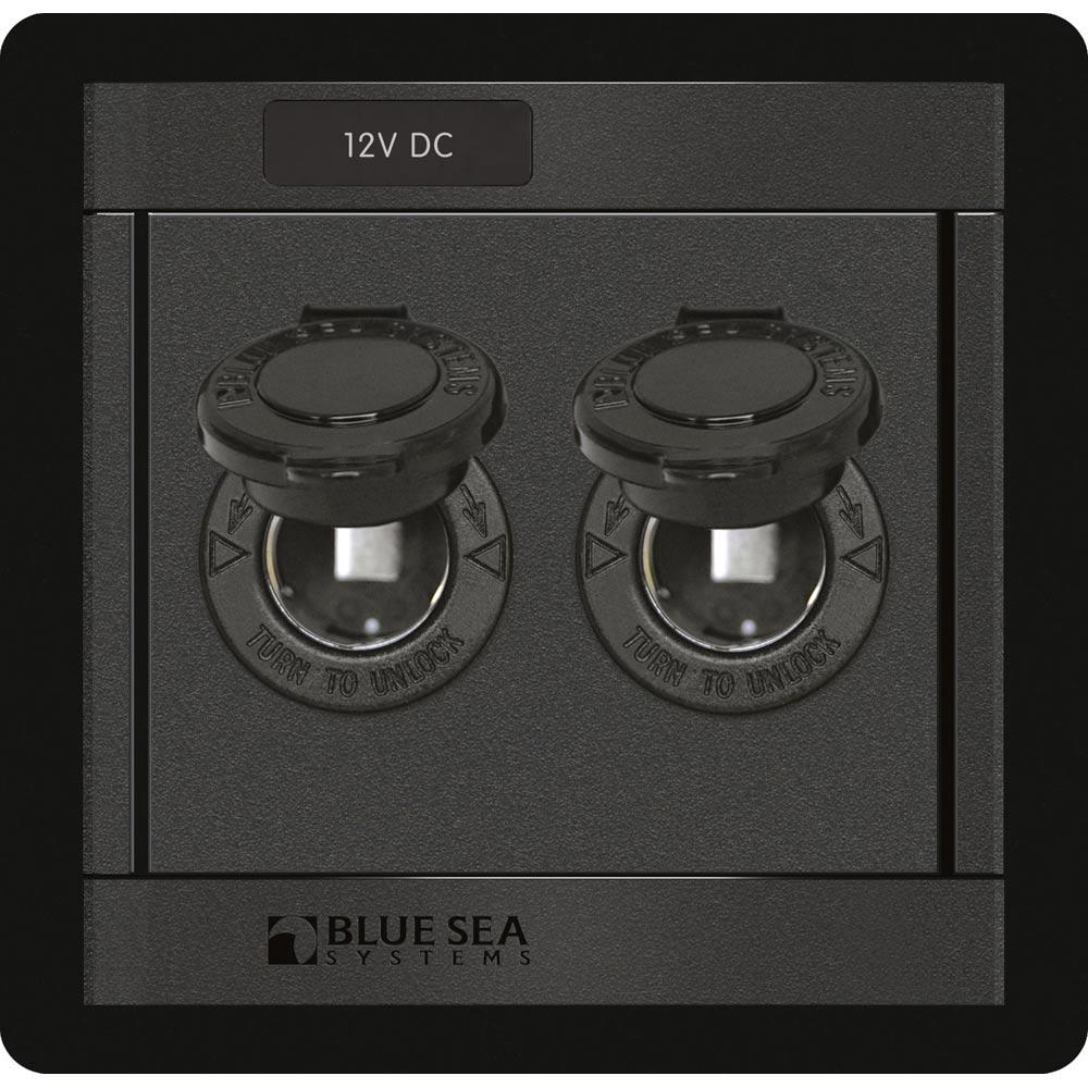 BLUE SEA 1472 DC 12V SOCKET PANEL - The Twister Group Tools product