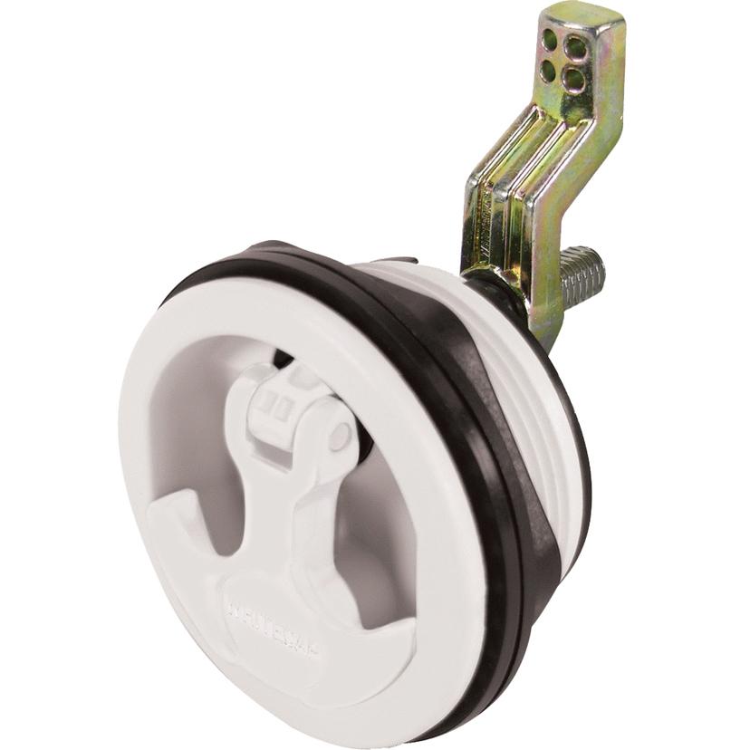 WHITECAP 3230W NON-LOCKING NYLON T-HANDLE - WHITE/WHITE