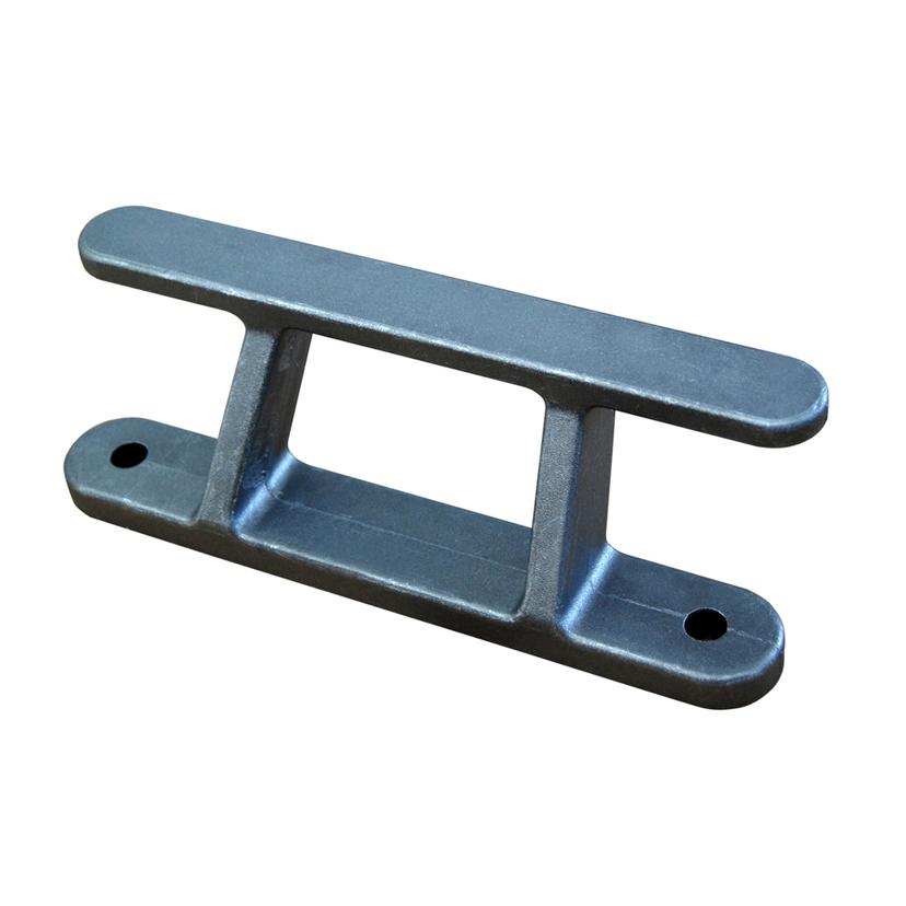 DOCK EDGE 2428-F BUILDERS CLEAT ANGLED RAIL CLEAT 8 INCH ALUMINUM