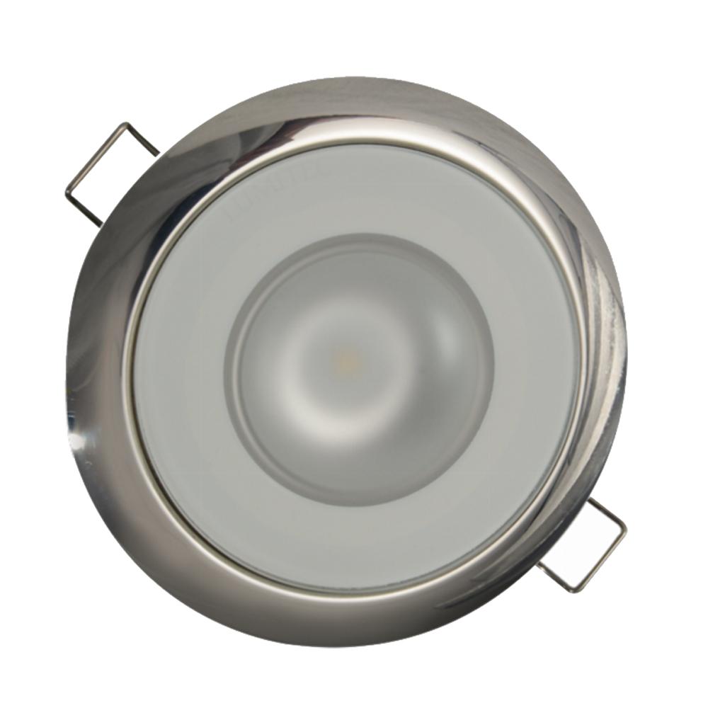 LUMITEC 113117 MIRAGE FLUSH MOUNT DOWN LIGHT SPECTRUM RGBW - POLISHED BEZEL - The Twister Group Tools product