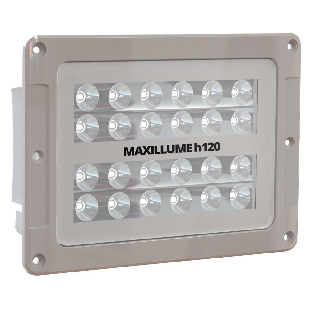 LUMITEC 101348 MAXILLUMEH120 - FLUSH MOUNT FLOOD LIGHT - WHITE HOUSING - WHITE-DIMMING - The Twister Group Tools product