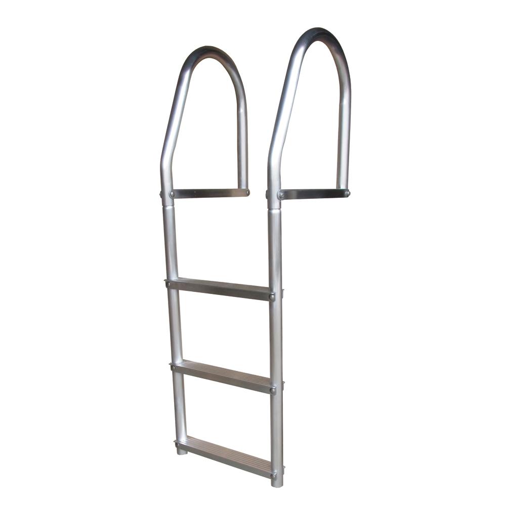 DOCK EDGE 2073-F FIXED ECO - WELD FREE ALUMINUM 3-STEP DOCK LADDER - The Twister Group Tools product