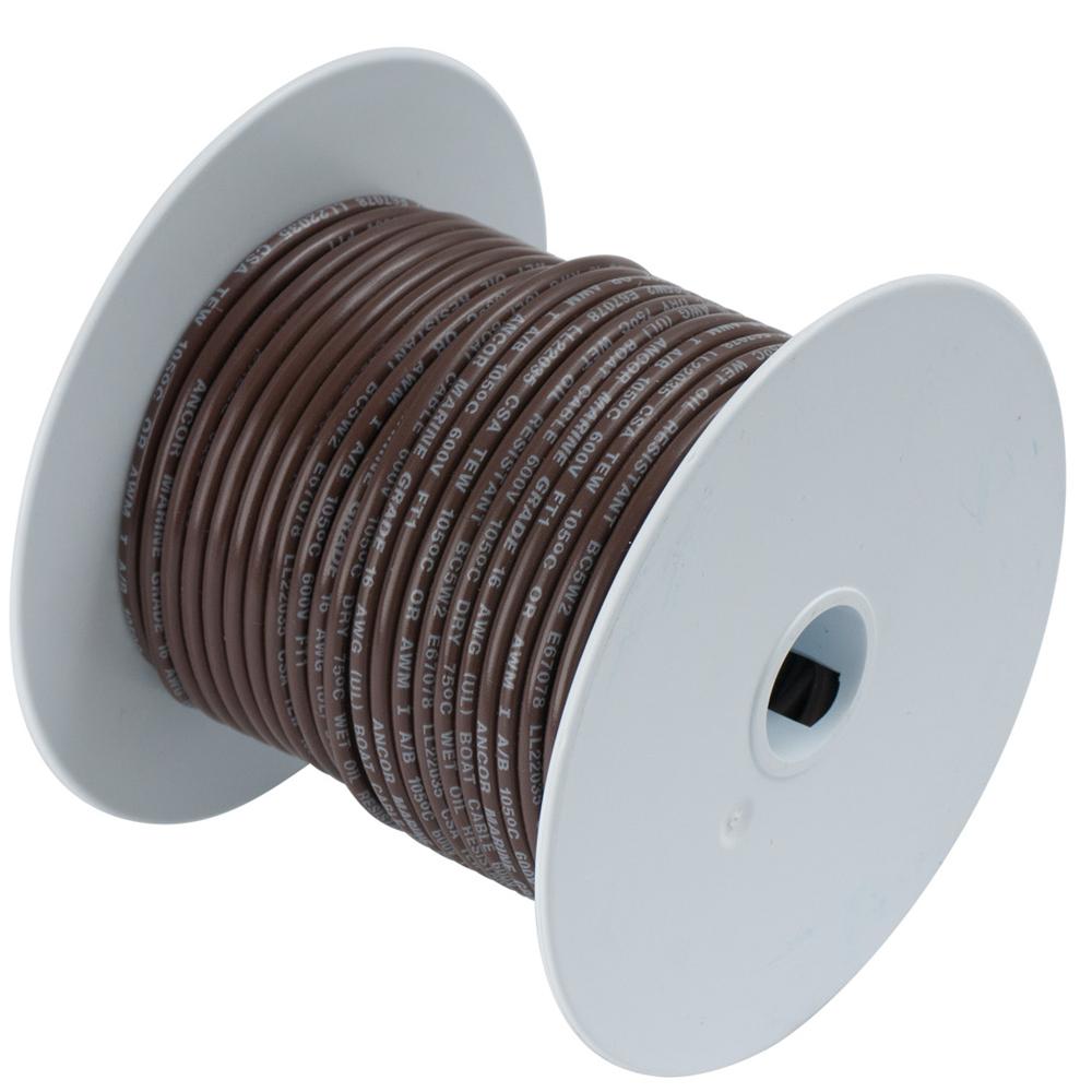 ANCOR 100225 BROWN 18 AWG TINNED COPPER WIRE - 250 - The Twister Group Tools product
