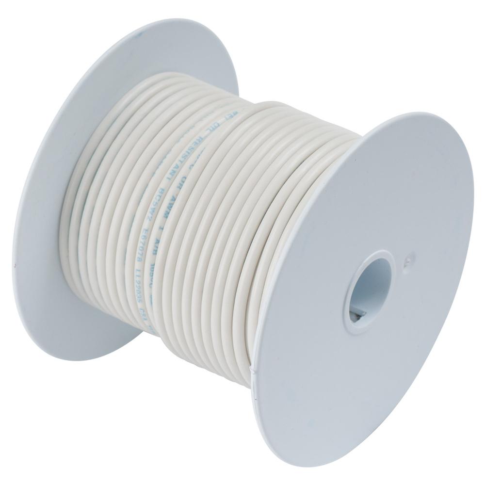 ANCOR 180903 WHITE 18 AWG TINNED COPPER WIRE - 35 - High quality product image showing ANCOR 180903 WHITE 18 AWG TINNED COPPER WIRE - 35 details and features