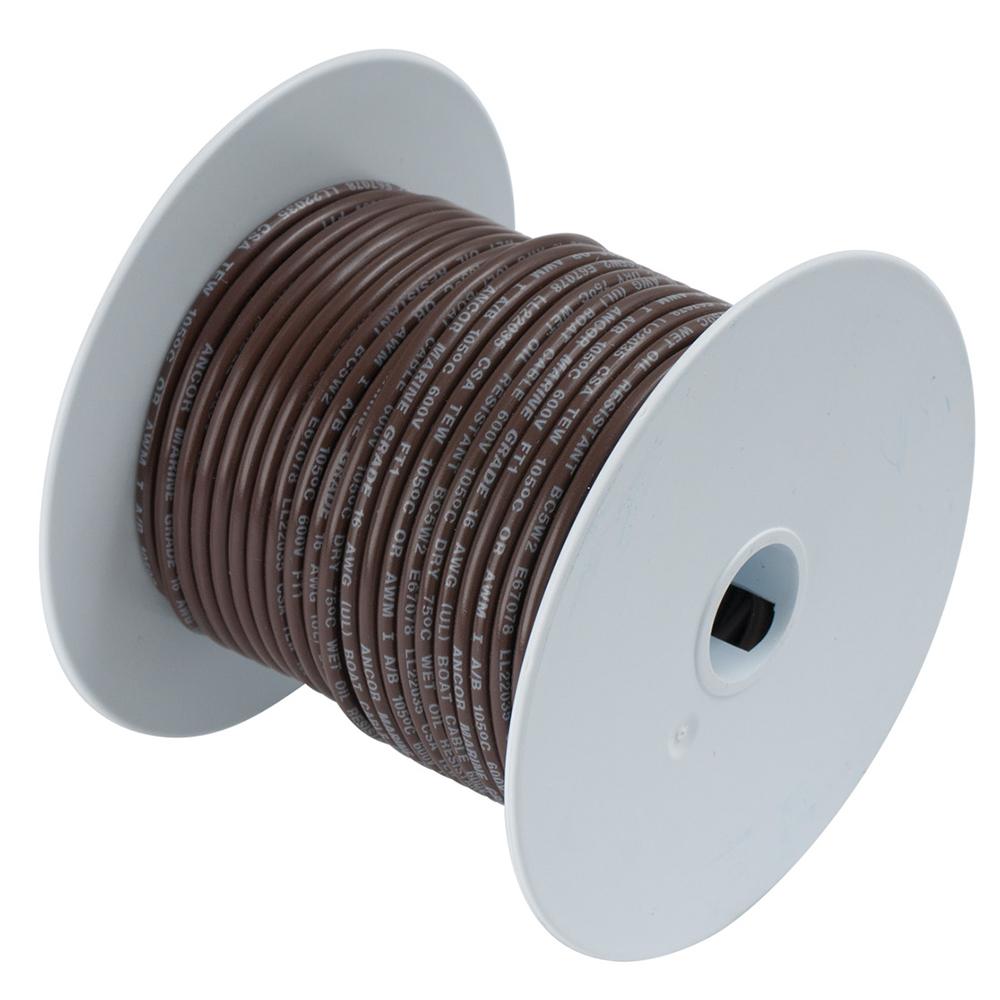 ANCOR 104225 BROWN 14AWG TINNED COPPER WIRE - 250 - The Twister Group Tools product
