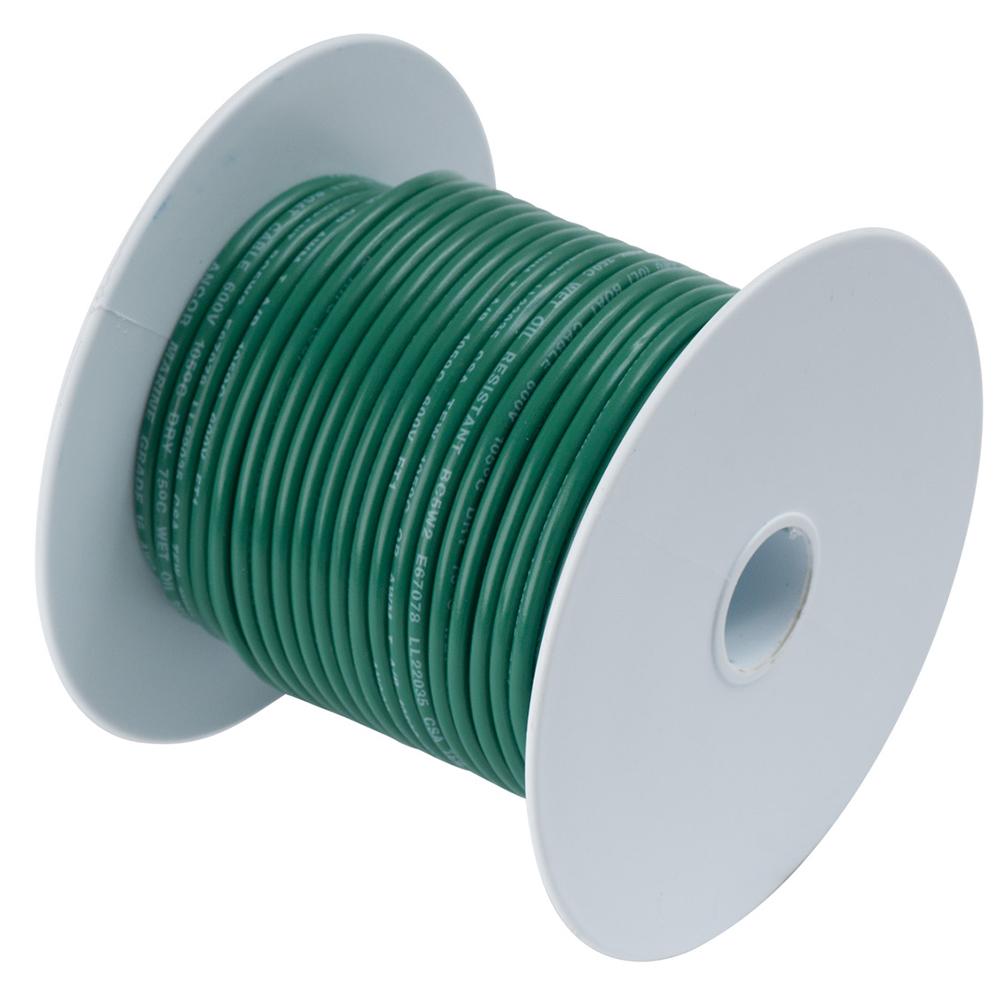 ANCOR 108302 GREEN 10 AWG TINNED COPPER WIRE - 25 - High quality product image showing ANCOR 108302 GREEN 10 AWG TINNED COPPER WIRE - 25 details and features
