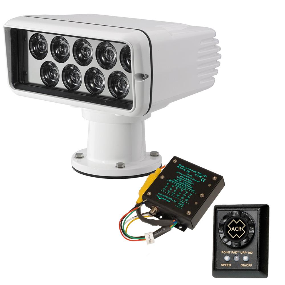 ACR 1951 RCL-100 LED SEARCHLIGHT WIRED KIT WITH MASTER CONTROLLER & WIRED POINT PAD CONTROLLER - High quality product image showing ACR 1951 RCL-100 LED SEARCHLIGHT WIRED KIT WITH MASTER CONTROLLER & WIRED POINT PAD CONTROLLER details and features