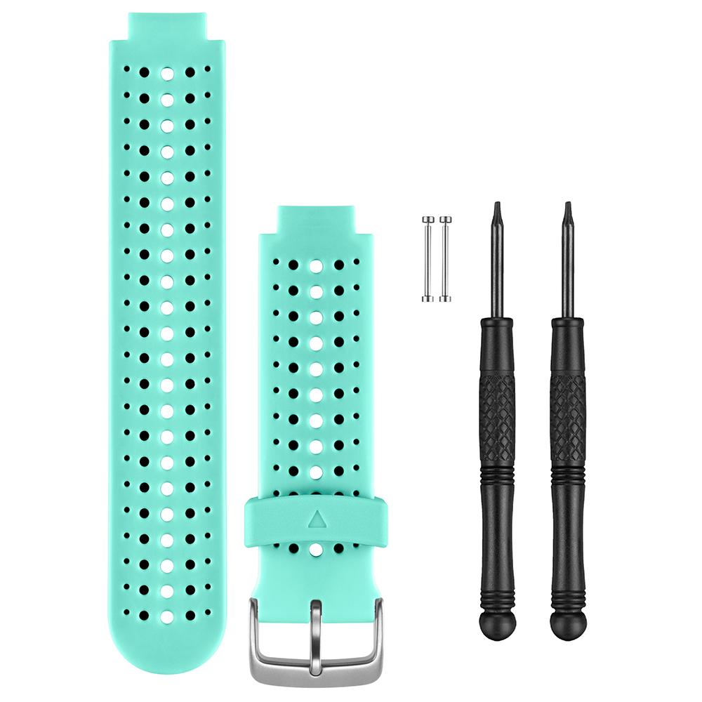 GARMIN 010-11251-85 REPLACEMENT WATCH BANDS - BLUE FROST SILICONE - High quality product image showing GARMIN 010-11251-85 REPLACEMENT WATCH BANDS - BLUE FROST SILICONE details and features