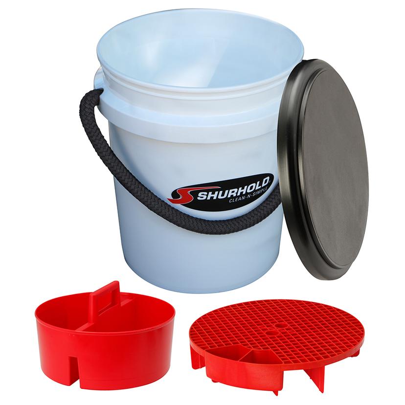 SHURHOLD 2461 ONE BUCKET KIT - 5 GALLON - WHITE