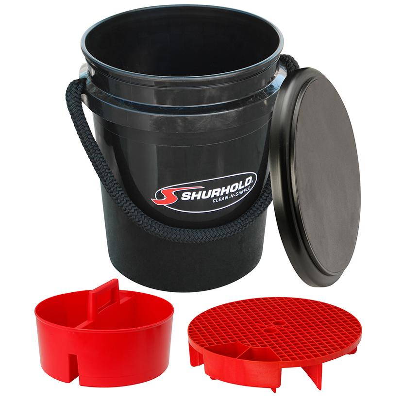 SHURHOLD 2462 ONE BUCKET KIT - 5 GALLON - BLACK