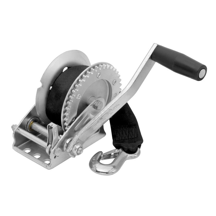 FULTON 142102 1,100 LBS. SINGLE SPEED WINCH WITH 20FT STRAP INCLUDED