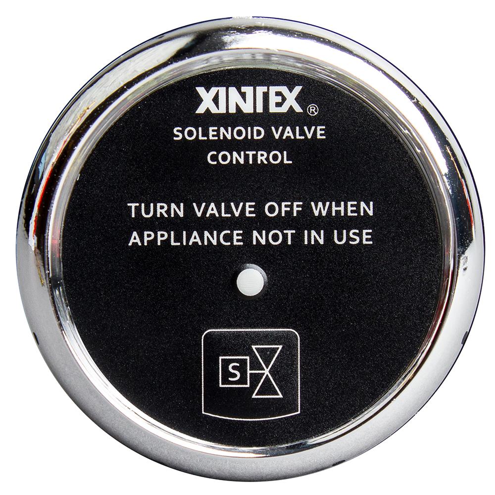 FIREBOY-XINTEX C-1C-R XINTEX PROPANE CONTROL & SOLENOID VALVE WITH CHROME BEZEL DISPLAY - High quality product image showing FIREBOY-XINTEX C-1C-R XINTEX PROPANE CONTROL & SOLENOID VALVE WITH CHROME BEZEL DISPLAY details and features