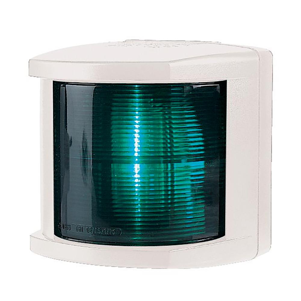 HELLA MARINE 002984395 STARBOARD NAVIGATION LIGHT - INCANDESCENT - 2NM - WHITE HOUSING - 12V - High quality product image showing HELLA MARINE 002984395 STARBOARD NAVIGATION LIGHT - INCANDESCENT - 2NM - WHITE HOUSING - 12V details and features