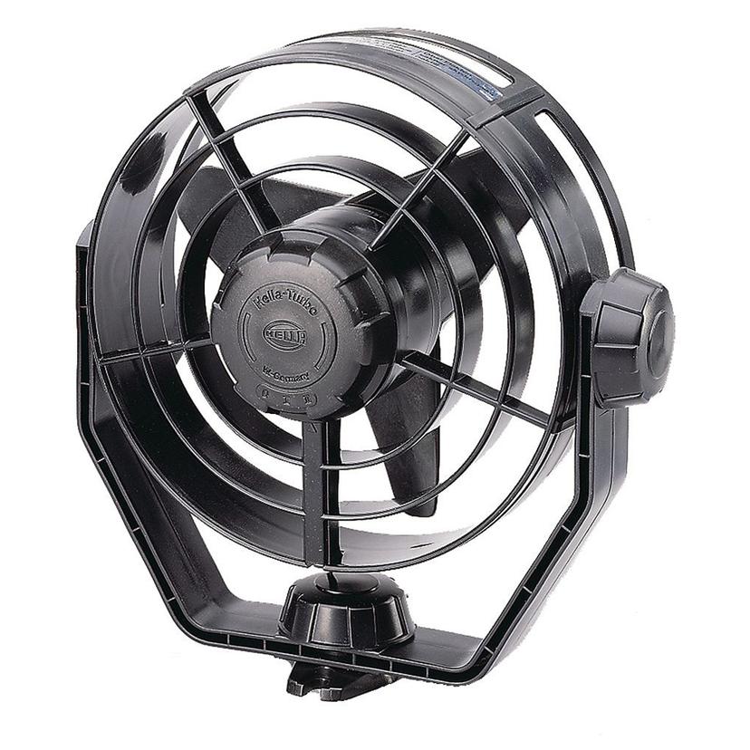HELLA MARINE 003361012 2-SPEED TURBO FAN - 24V - BLACK