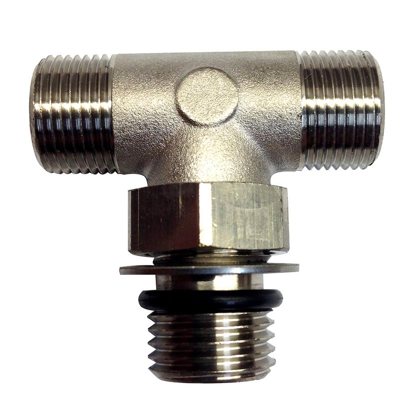 UFLEX 71955T BOSS STYLE T-FITTING - NICKEL